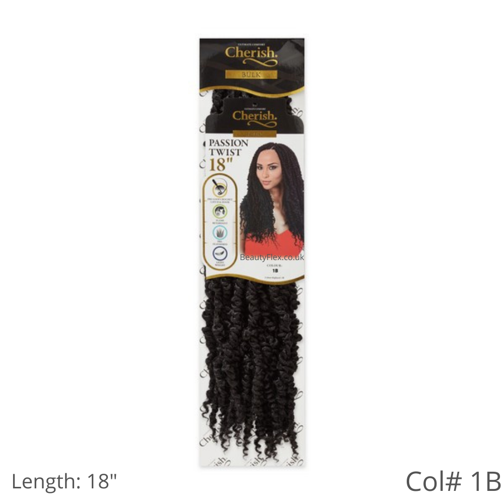 Cherish Passion Twist Crochet Hair Braid 14 inch - 18 inch - Beauty Flex UK