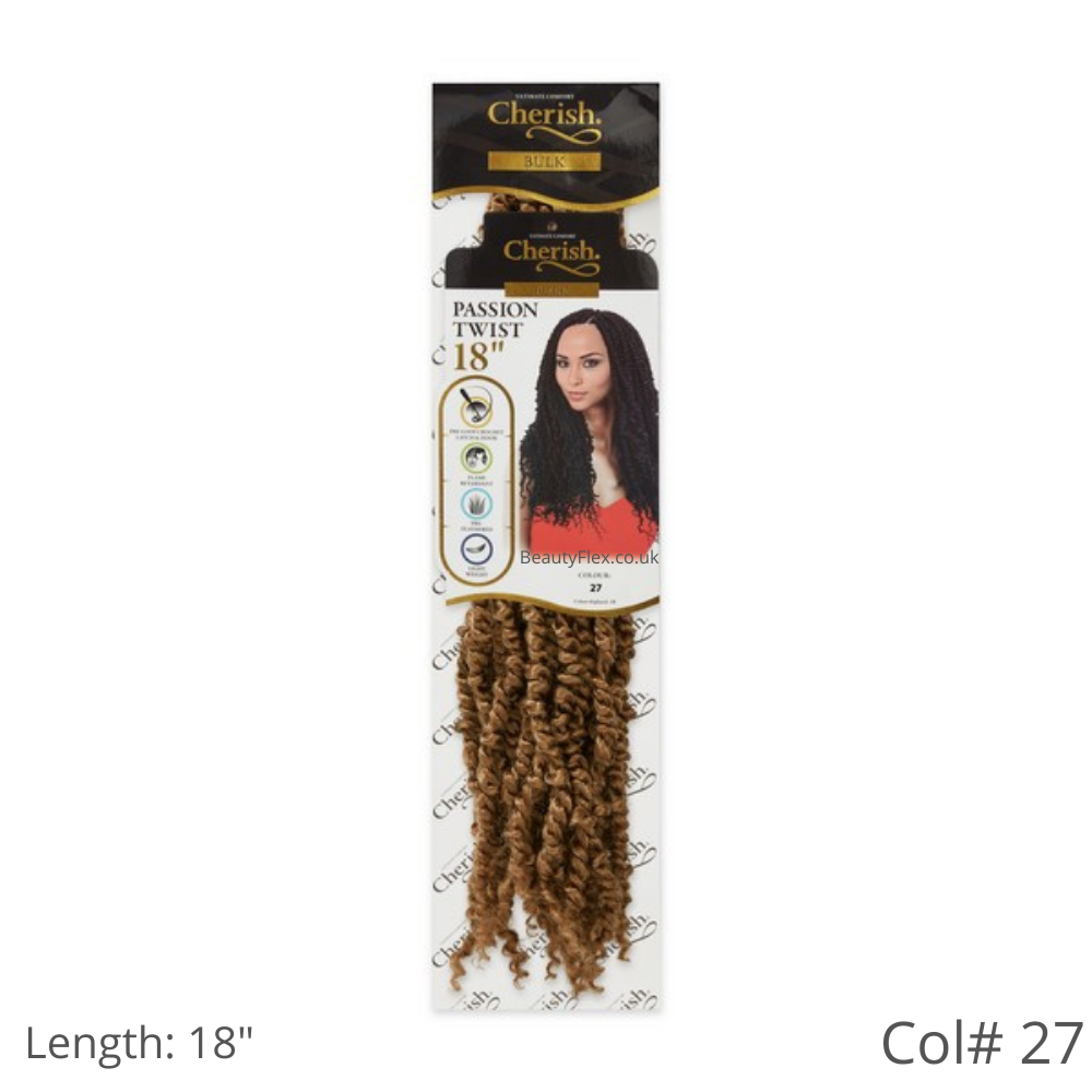 Cherish Passion Twist Crochet Hair Braid 14 inch - 18 inch - Beauty Flex UK
