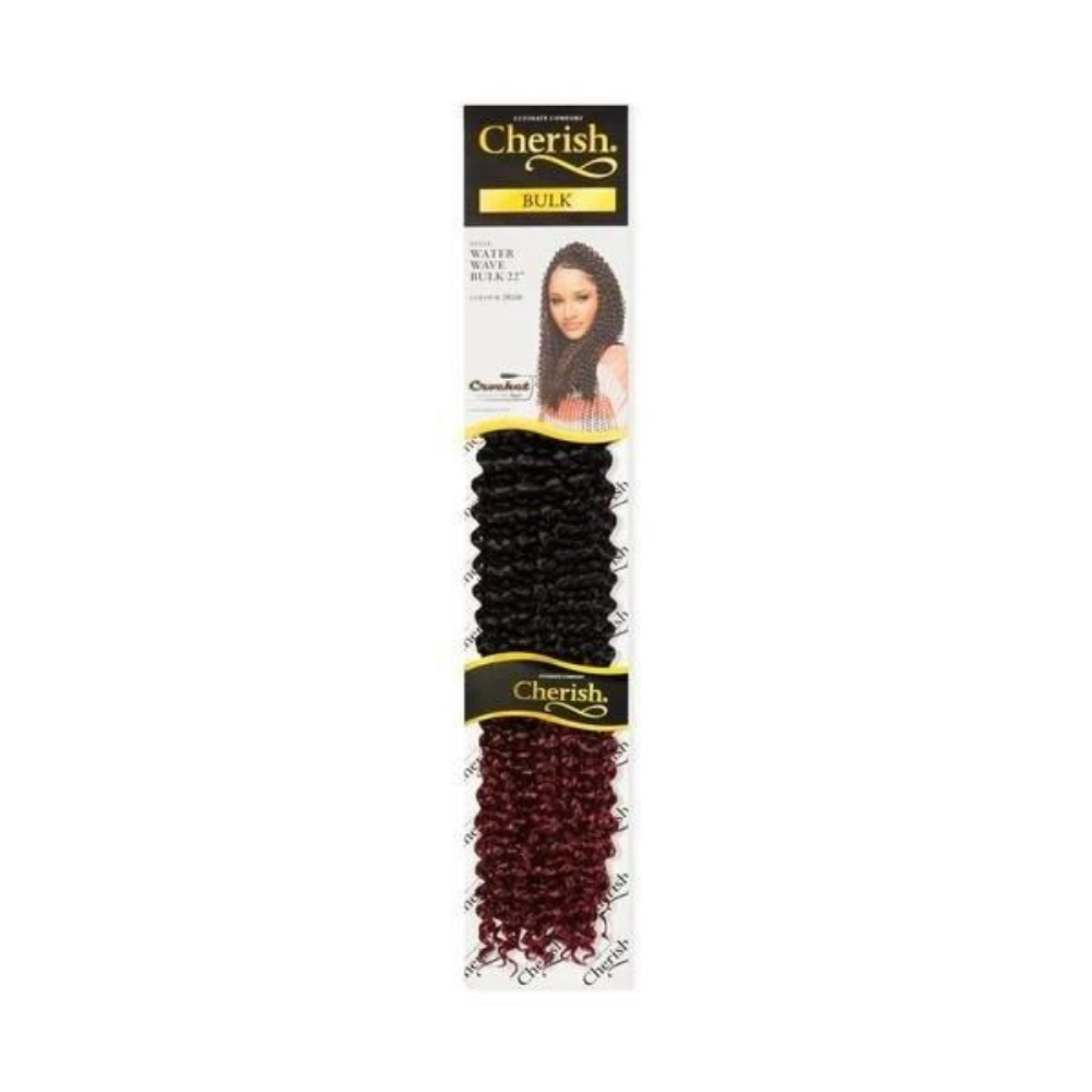 Cherish Water Wave Bulk 22 inch Crochet Braiding Hair
