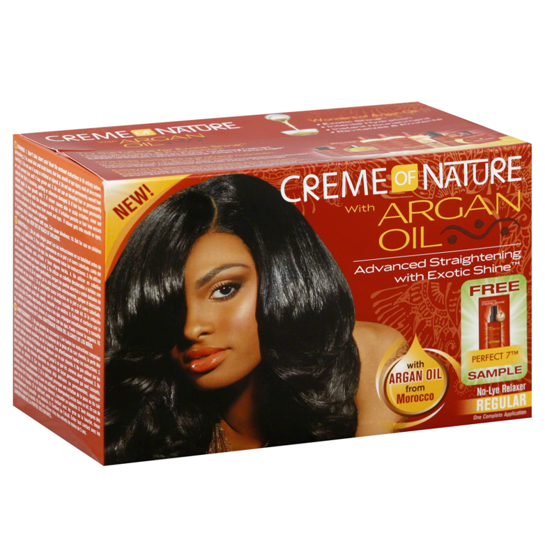 Creme of Nature Argan Oil Relaxer Kit 1 Application Regular | BeautyFlex UK