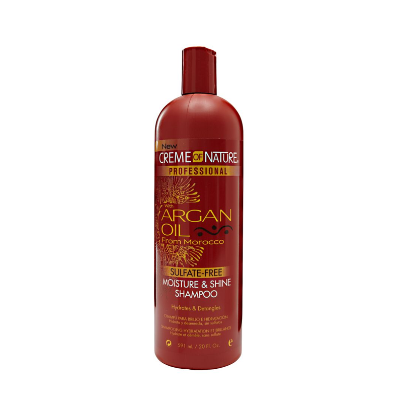 skjold mudder Defekt Creme of Nature Argan Oil Sulfate-Free Moisture and Shine Shampoo 591g |  BeautyFlex UK