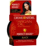 Creme of Nature Argan Oil Perfect Edges Edge Control Gel BLACK 63.7g | BeautyFlex UK