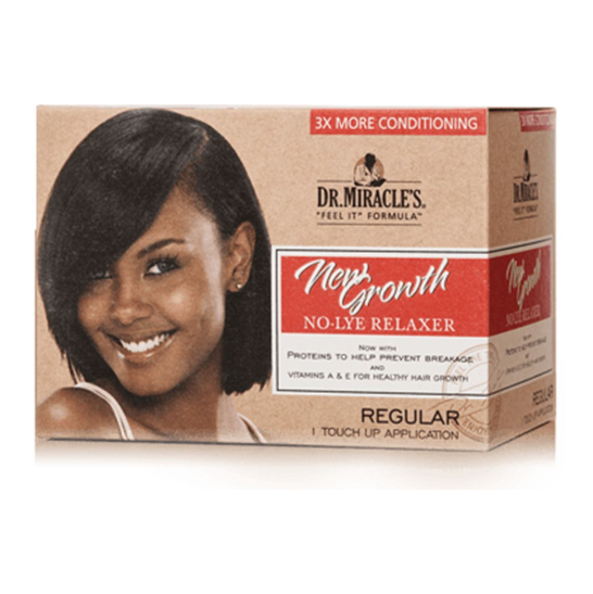 Dr Miracle New Growth No Lye Hair Relaxer 1 Application Regular