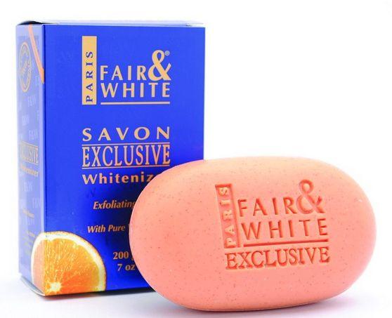 Fair and White Exclusive Whitenizer Exfoliating Soap Vitamin C 200g | BeautyFlex UK
