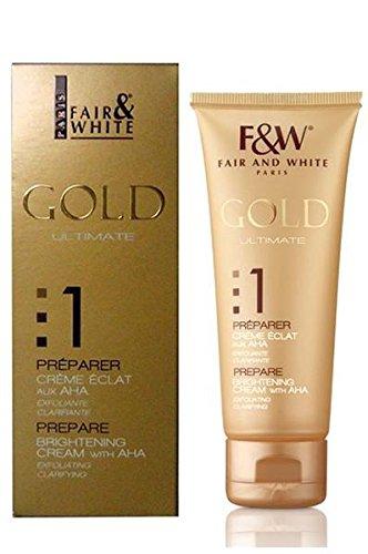 Fair and White Gold AHA Brightening Cream 75ml | BeautyFlex UK