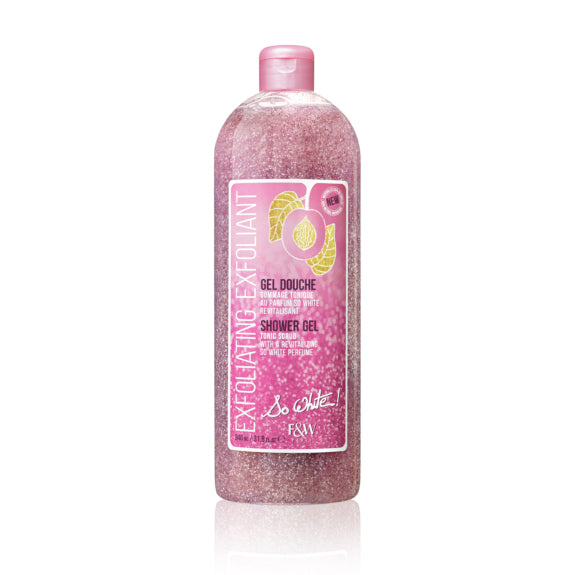 Fair and White So White Exfoliating Shower Gel Tonic Scrub 940ml | BeautyFlex UK