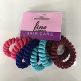 Fine Lines Spiral Bobble Mix 8pack 6003-C | BeautyFlex UK