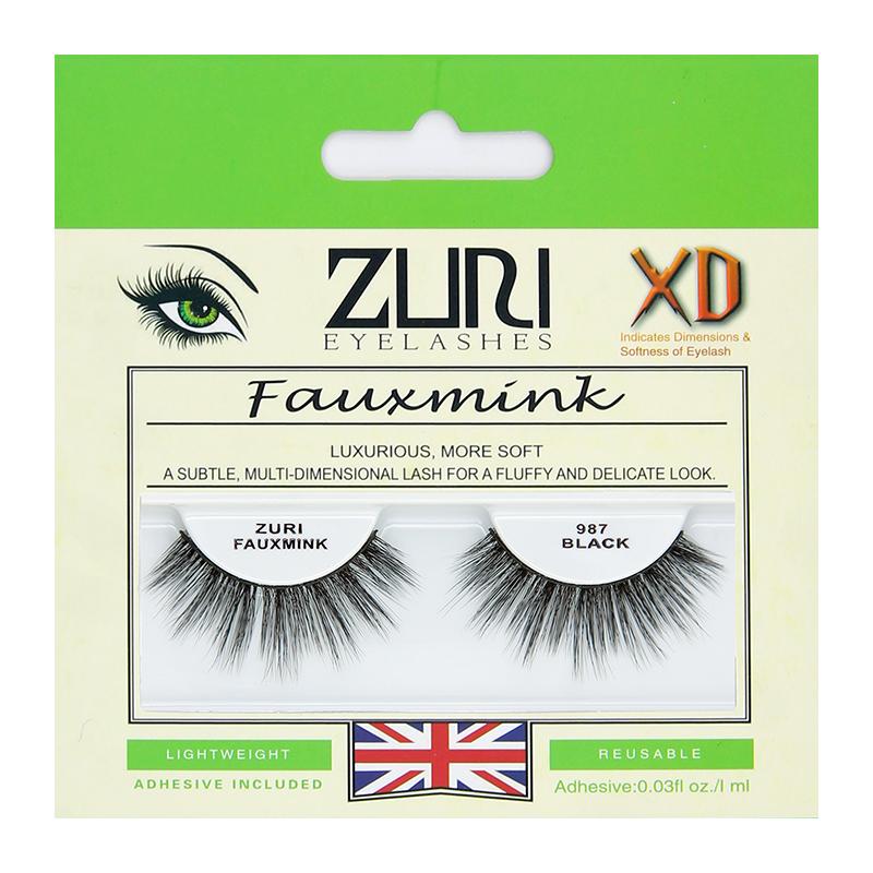 Zuri Eyelashes Faux-Mink Lashes - Beauty Flex UK