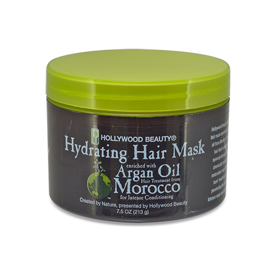 Hollywood Beauty Moroccan Argan Oil Hydrating Hair Mask 213g | BeautyFlex UK