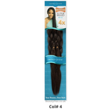 Impression 4x Pre Stretched Braiding Hair Super Ultra Braid - 4 Chocolate Brown | BeautyFlex UK