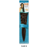 Impression 4x Pre Stretched Braiding Hair Super Ultra Braid - 6 Chestnut Brown | BeautyFlex UK