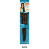 Impression 4x Pre Stretched Braiding Hair Super Ultra Braid - 8 Medium Brown | BeautyFlex UK