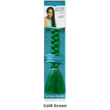 Impression Super Ultra Braid Bulk Braiding Long Hair Extensions - Green | BeautyFlex UK