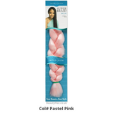 Impression Super Ultra Braid Bulk Braiding Long Hair Extensions - Pastel Pink | BeautyFlex UK