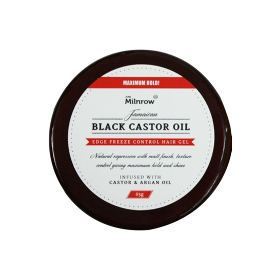 June Milnrow Jamaican Black Castor Oil Edge Control Maximum Hold 65g | BeautyFlex UK