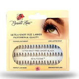 Ultra Knot Free Individual Eyelashes Cluster Lashes By Beautizone - SHORT 8MM | BeautyFlex UK