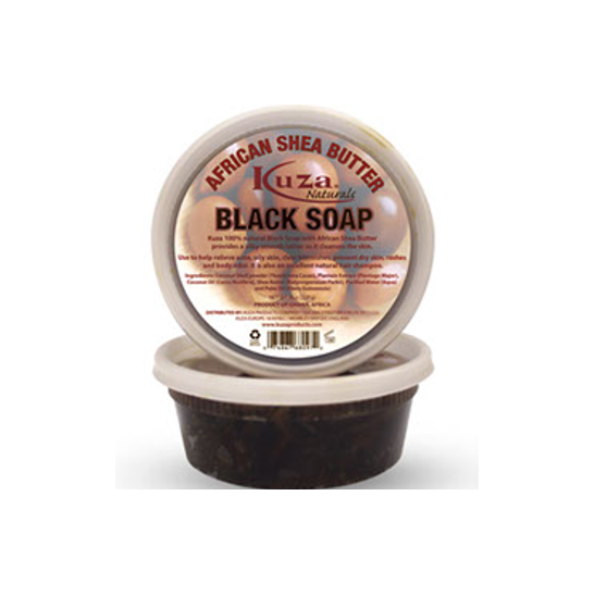 Kuza African Shea Butter Black Soap 227g