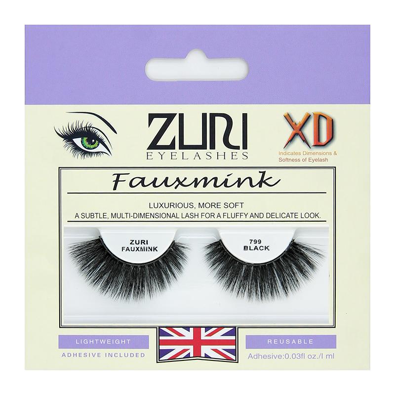 Zuri Eyelashes Faux-Mink Lashes - Beauty Flex UK