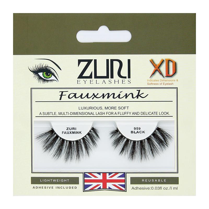 Zuri Eyelashes Faux-Mink Lashes - Beauty Flex UK