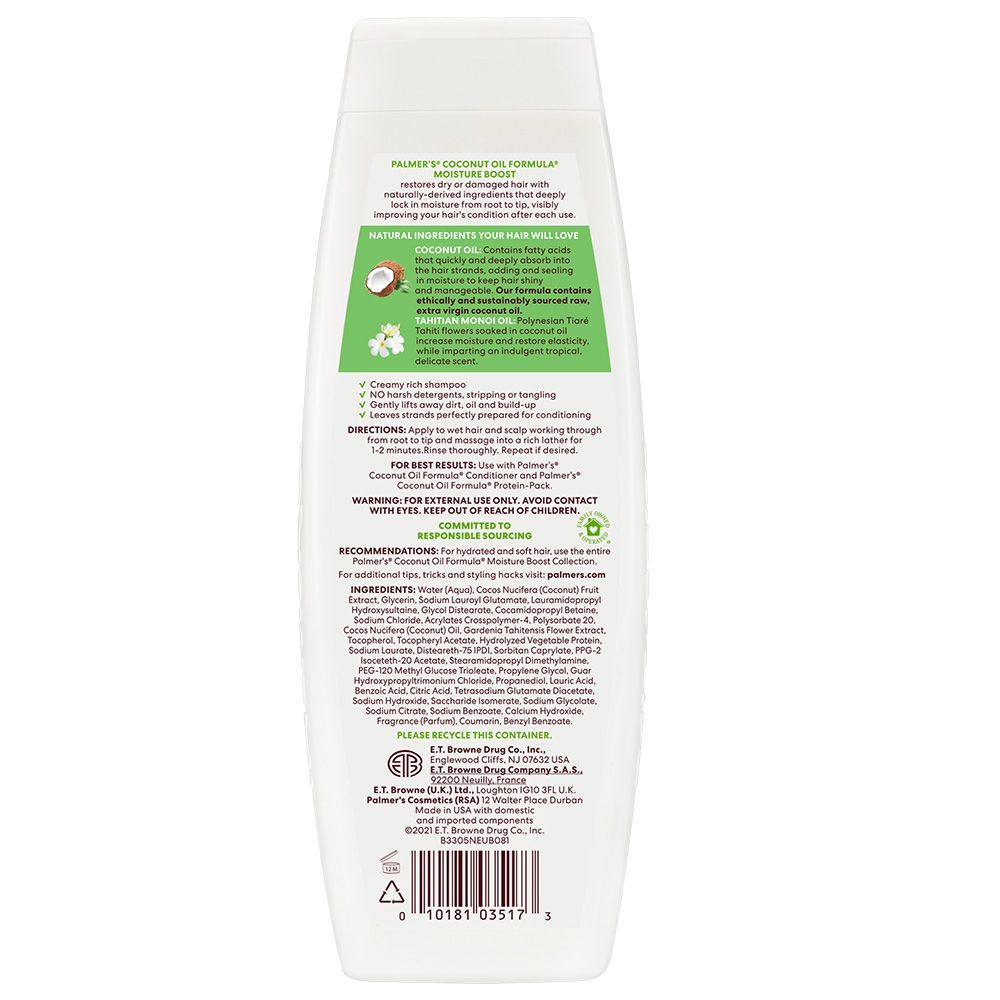  Palmer's Coconut Oil Formula Moisture Boost Shampoo 400ml 