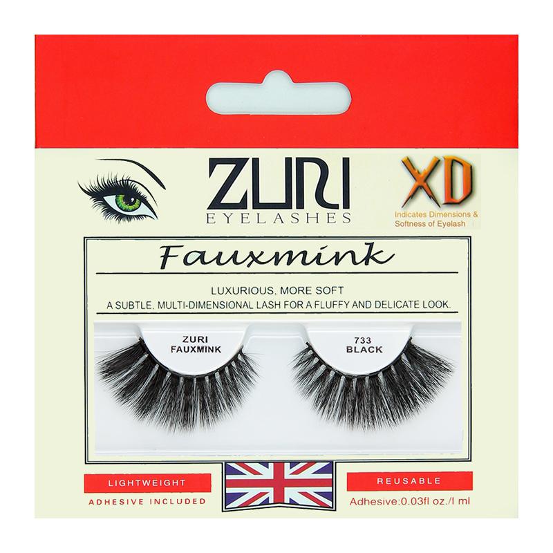 Zuri Eyelashes Faux-Mink Lashes - Beauty Flex UK