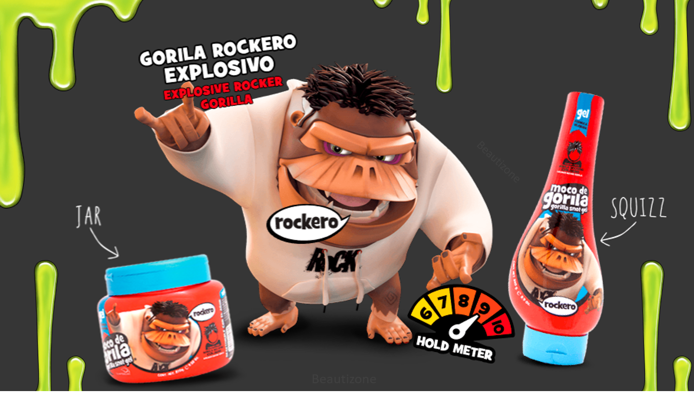 Moco de Gorila Rockero Explosivo Banner | BeautyFlex UK