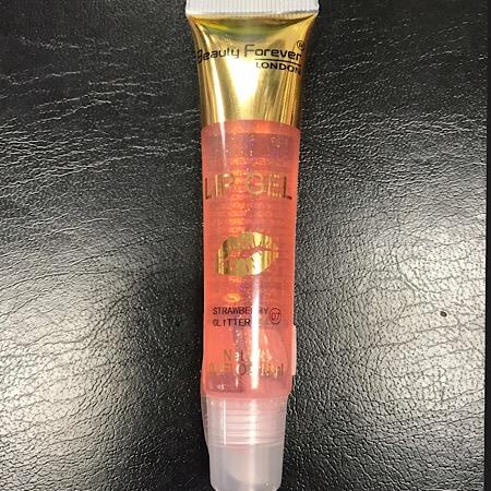 Beauty Forever London BF Lip Gel - Gloss 18ml - Strawberry Glitter