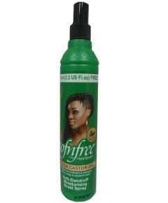 Sof N Free Black Castor Oil Anti-Dandruff Moisturising Braid Spray 250ml | BeautyFlex UK