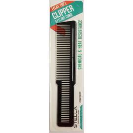 Stella Collection Flat Top Clipper Styling Comb #24722