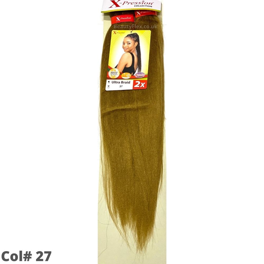 Xpression Ultra Braid PreStretched Braiding Hair Extensions 46 inch BeautyFlex UK