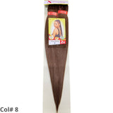 Xpression Ultra Braid Pre-Stretched Braiding Hair Ombre Colour 8 Light Chestnut