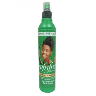 Sof N Free Black Castor Oil Anti-Dandruff Afro Spray 250ml | BeautyFlex UK