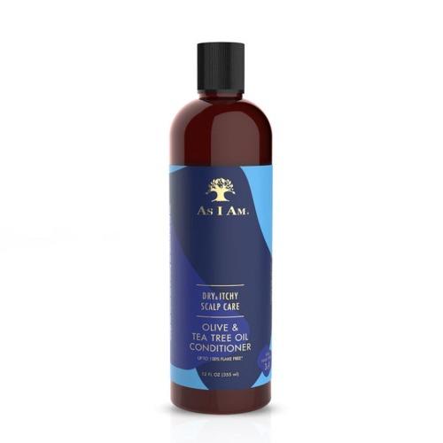 As I Am Dry and Itchy Scalp Care Olive and Tea Tree Oil Conditioner 12oz 