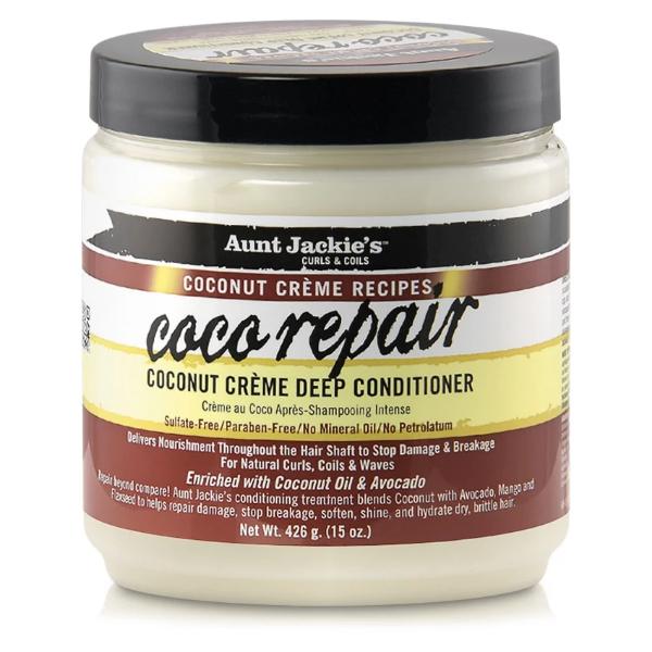 Aunt Jackie's Coconut Creme Recipes Coco Repair Deep Conditioner (15 oz.)