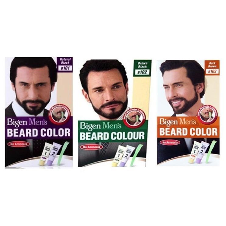 Bigen Mens Speedy Permanent Beard and Moustache Hair Colour Dye | BeautyFlex UK