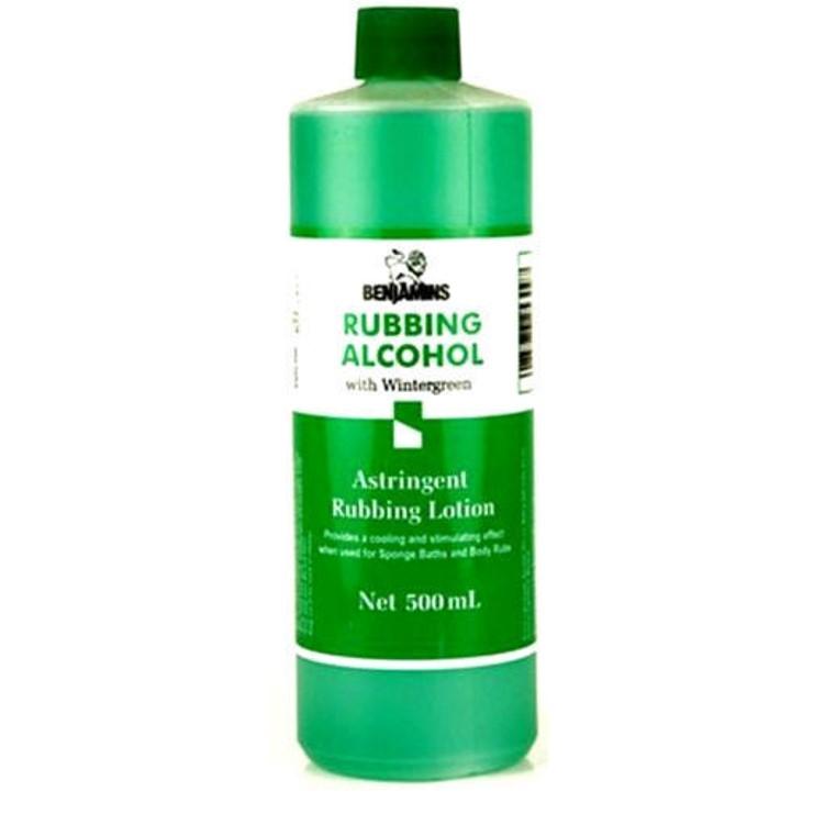 Benjamins Rubbing Alcohol With Wintergreen 500ml | BeautyFlex UK