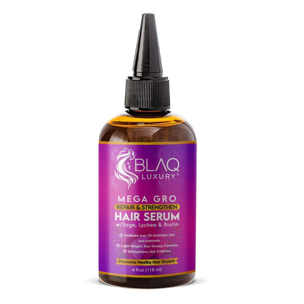 Blaq Luxury Mega Gro Repair and Strengthen Hair Serum 118m