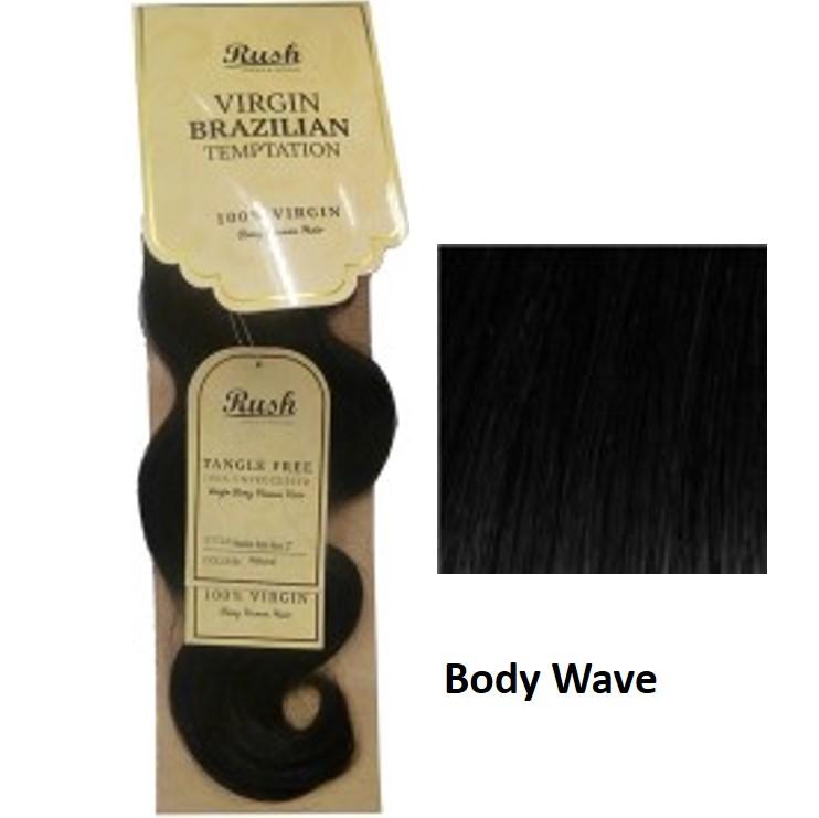 Rush Virgin Brazilian Temptation HH Body Wave Weave 10 inch - 22 inch | BeautyFlex UK