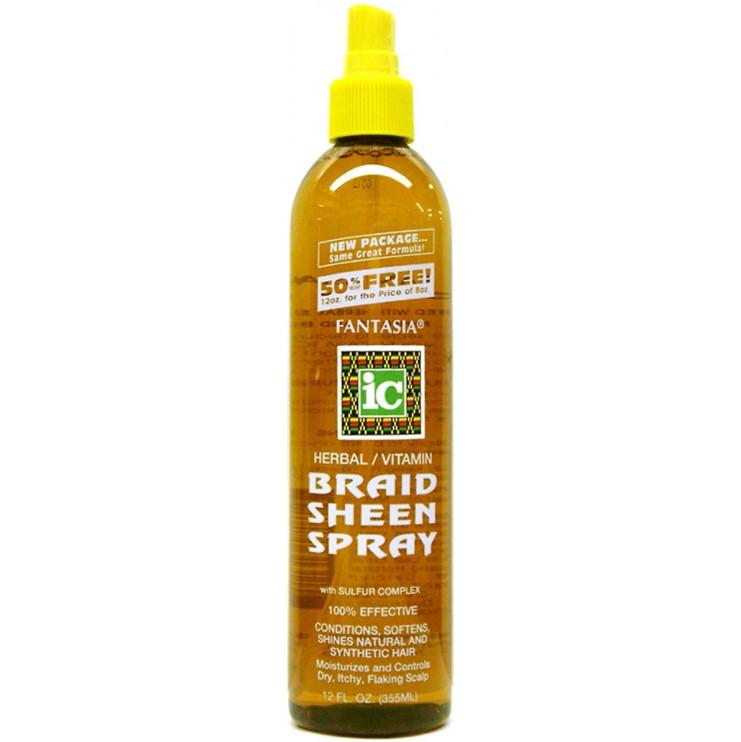 Fantasia Herbal Vitamin Braid Sheen Spray 355ml | BeautyFlex UK