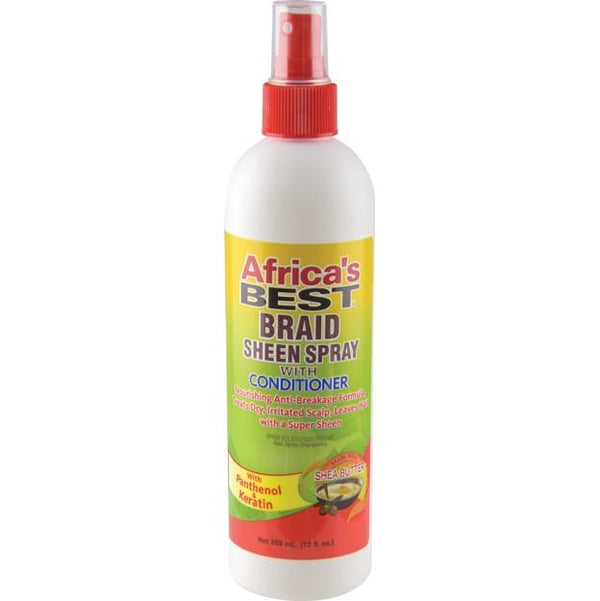 Africa's Best Braid Sheen Spray 355ml | BeautyFlex UK
