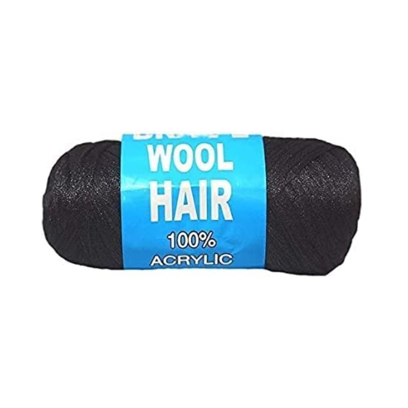 Brazilian Wool hair | Braids Twists | Knitting Brazil Wool | 1 Roll
