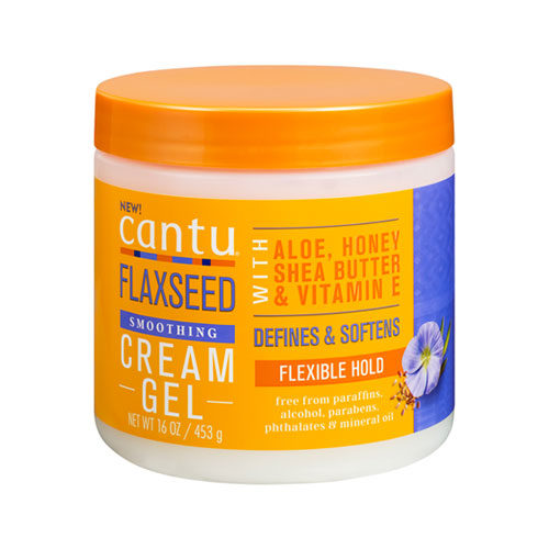 Cantu Flaxseed Smoothing Cream Gel 16 oz 453g - BeautyFlex UK