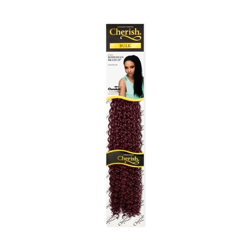 Cherish Bohemian Bulk 20-inch Synthetic Hair Braids - 99J Wine Red 