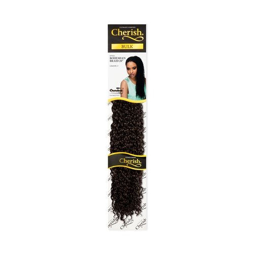 Cherish Bohemian Bulk 20-inch Synthetic Hair Braids - 4 Brown 