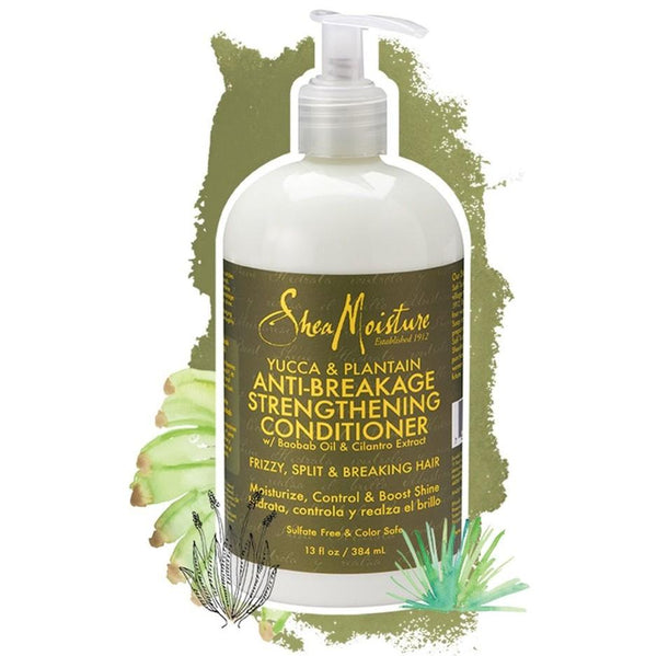 Shea Moisture Yucca and Plantain Anti-Breakage Strengthening Conditioner 384ml | BeautyFlex UK