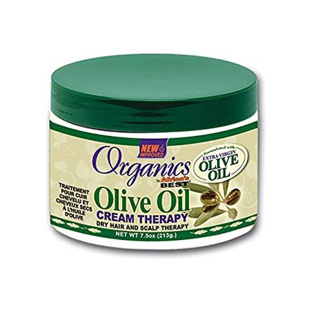 Africa's Best Organics Olive Oil Cream Therapy 213g | BeautyFlex UK