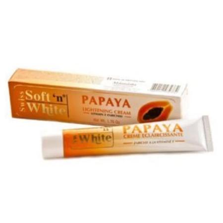 Soft n White Papaya Lightening Cream 50g