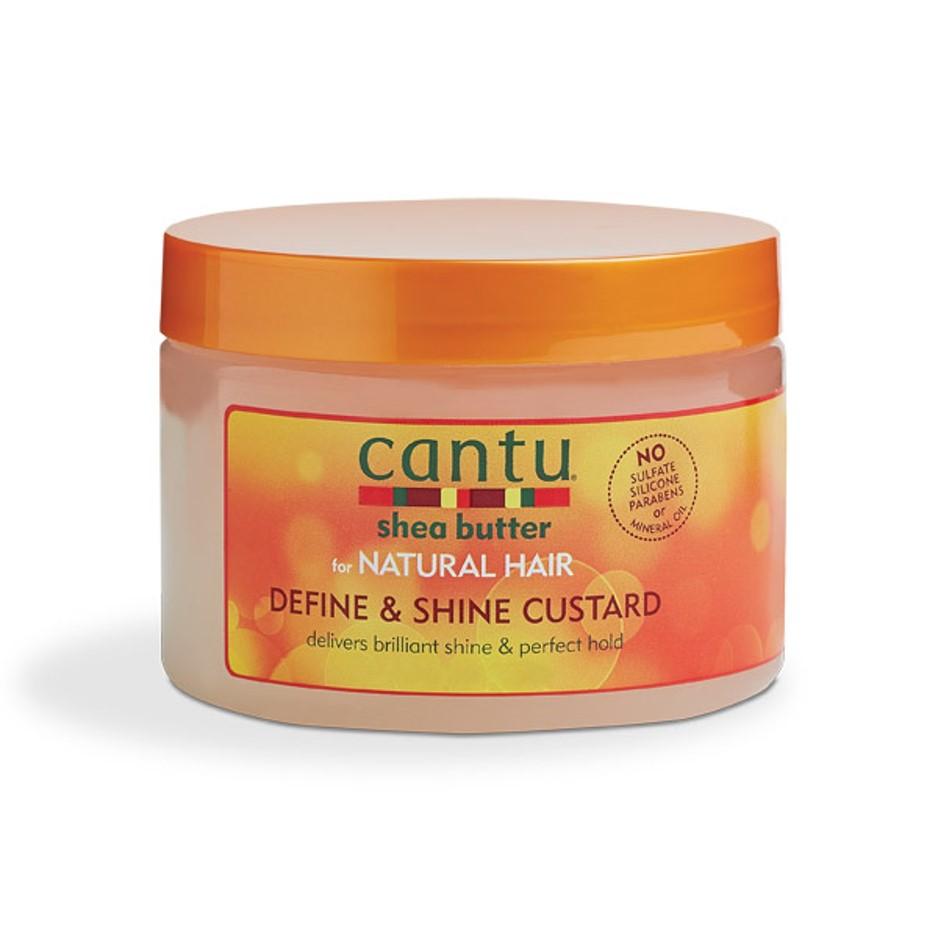 Cantu Shea Butter Natural Hair Define & Shine Custard 340g - BeautyFlex UK