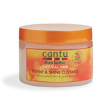 Cantu Shea Butter Natural Hair Define & Shine Custard 340g - BeautyFlex UK