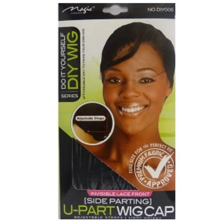 Magic Collection DIY Lace Front Side Parting U Part Wig Cap # DIY005